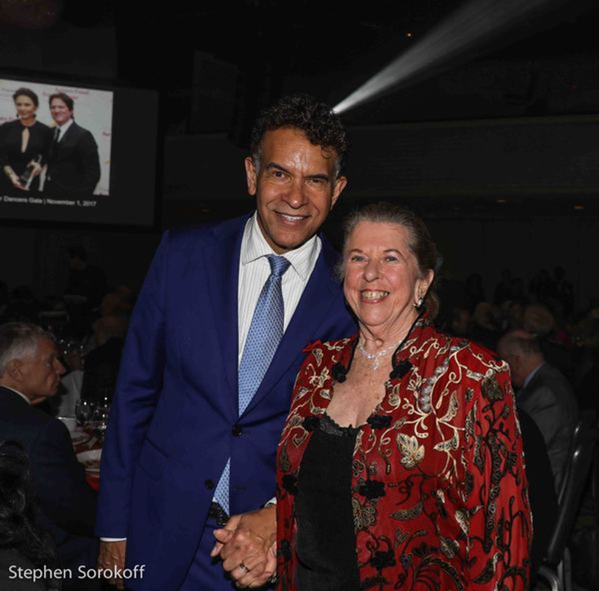 Brian Stokes Mitchell & Abby Schrolder at 