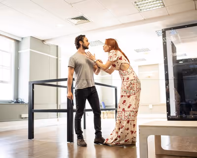 George Blagden, Audrey Fleur Photo