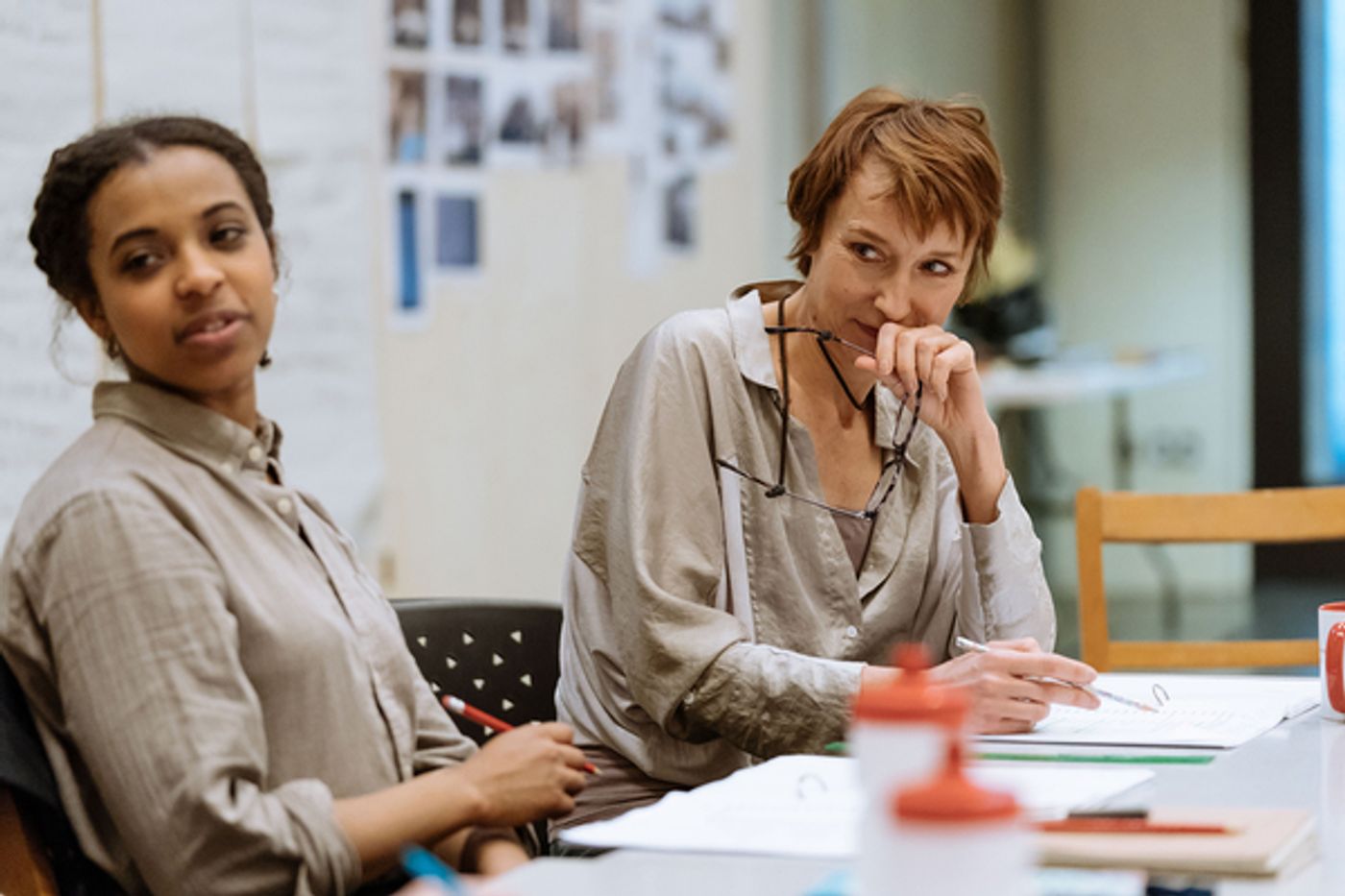 Photo Flash: First Look at Lia Williams in Rehearsals for THE PRIME OF MISS JEAN BRODIE at The Donmar Warehouse  Image