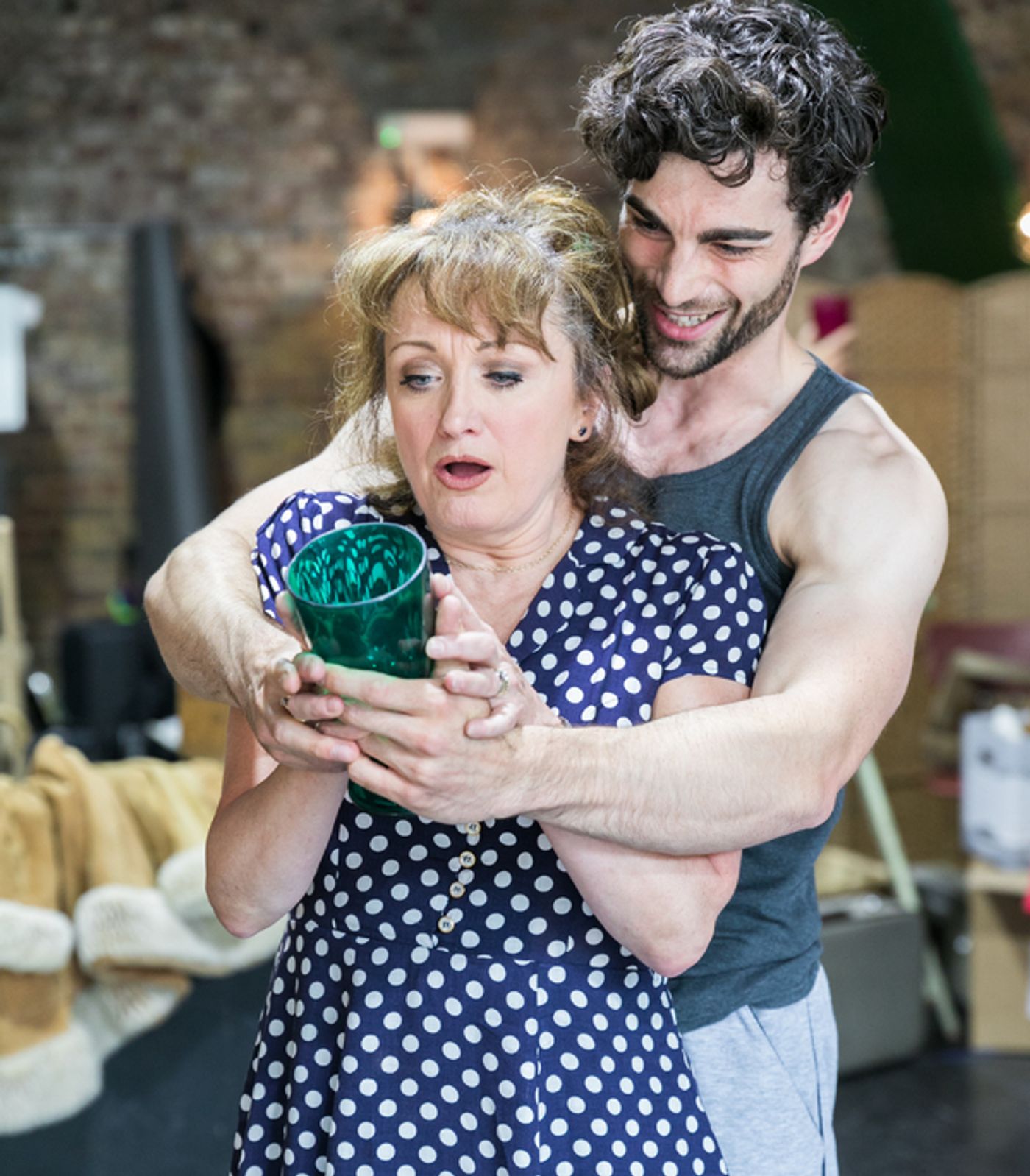 Photo Flash: In Rehearsal with Caroline O'Connor and the Cast of THE RINK  Image
