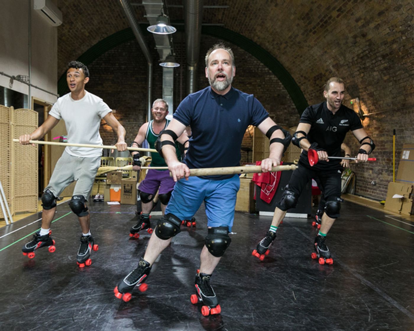 Photo Flash: In Rehearsal with Caroline O'Connor and the Cast of THE RINK  Image