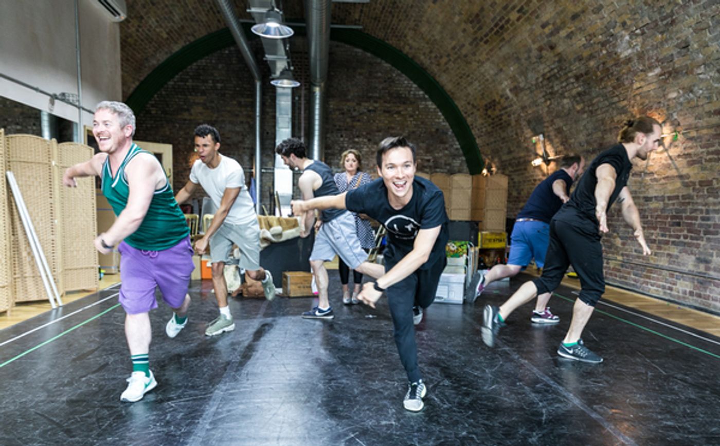 Photo Flash: In Rehearsal with Caroline O'Connor and the Cast of THE RINK  Image
