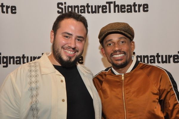 Maki Borden & Hill Harper Photo