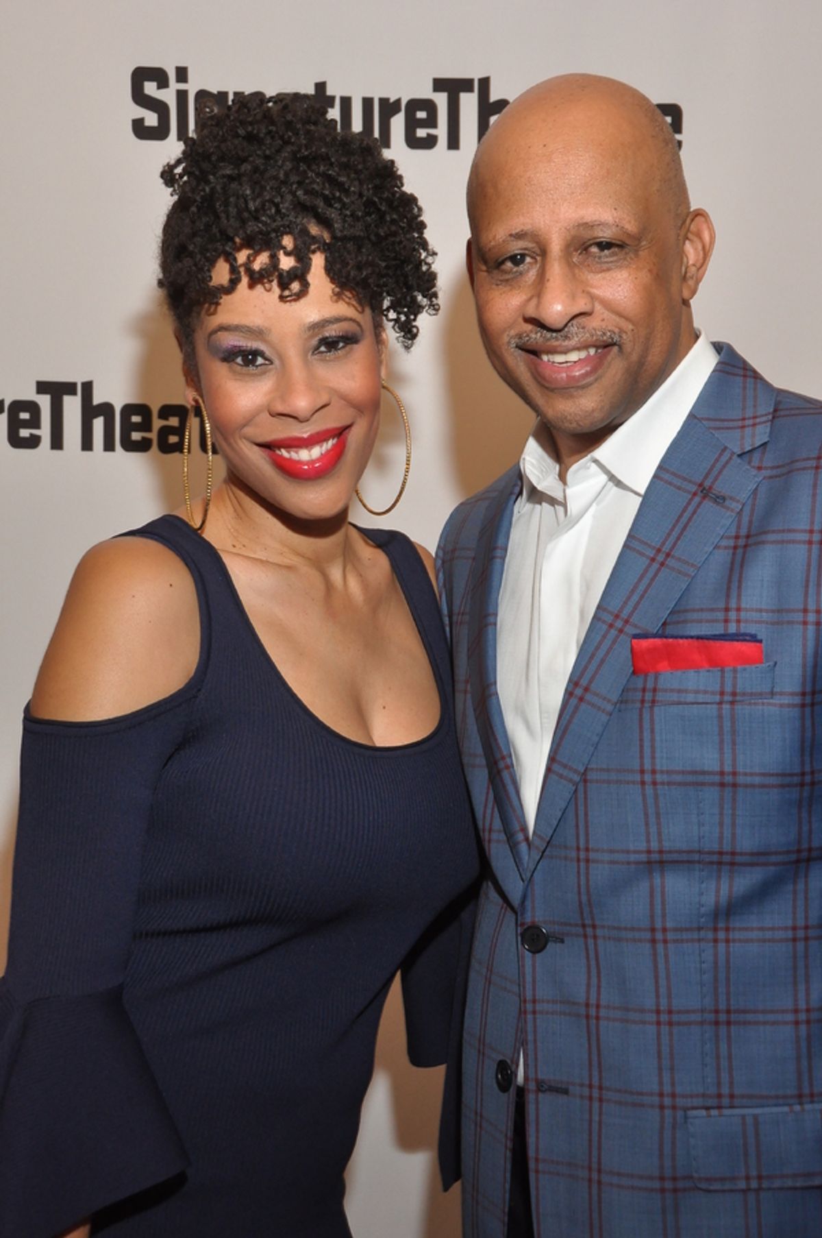 Dominique Morisseau(Playwright) & Ruben Santiago-Hudson (Director) at 