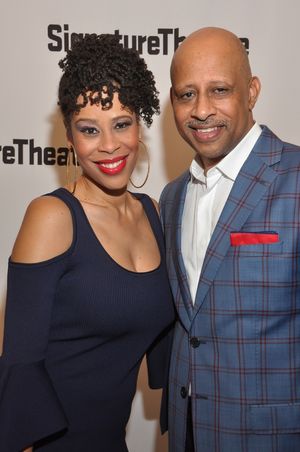 Dominique Morisseau(Playwright) & Ruben Santiago-Hudson (Director) Photo