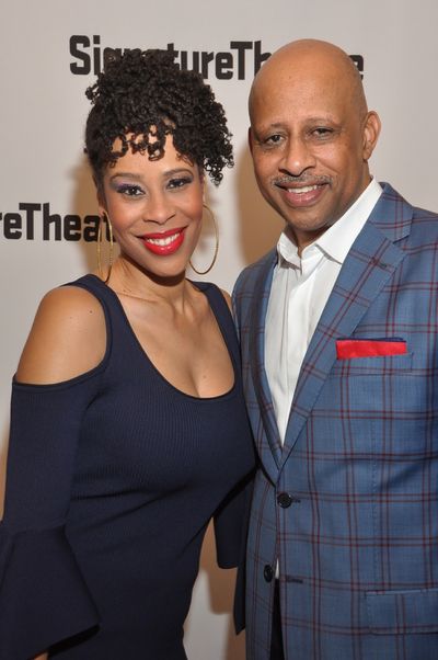 Dominique Morisseau(Playwright) & Ruben Santiago-Hudson (Director) Photo