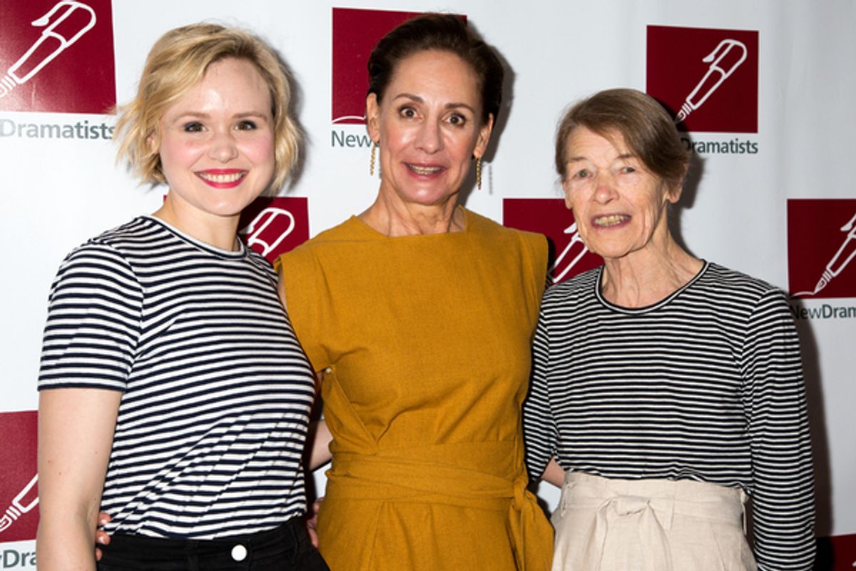 Alison Pill, Laurie Metcalf, Glenda Jackson at 