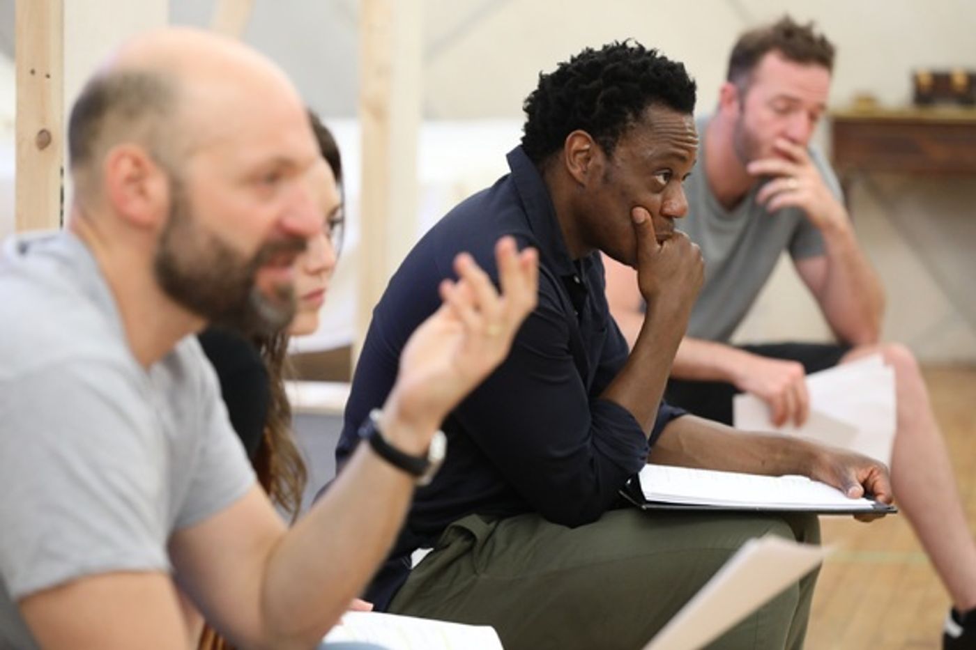 Photo Flash: In Rehearsal with The Public Theater's OTHELLO  Image