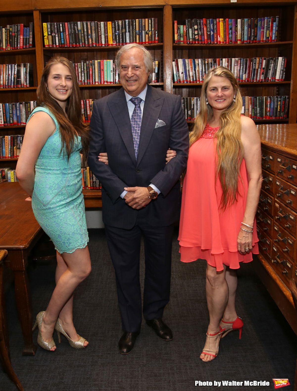 Leah Lane, Stewart F. Lane and Bonnie Comley  at 