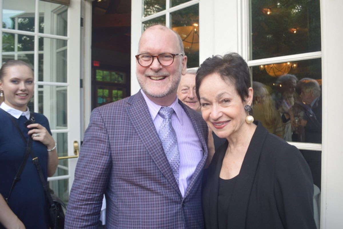 Tom Toce and Lynn Ahrens at 