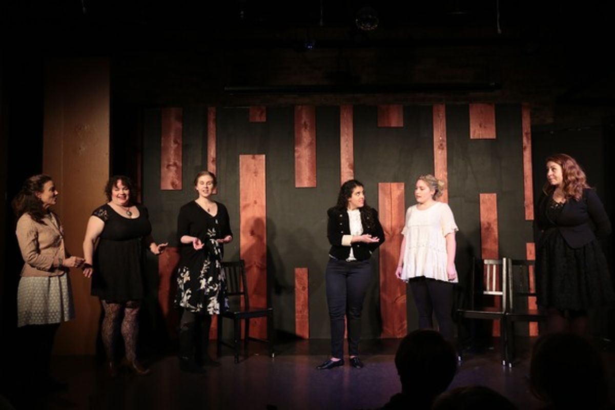 Allison Black, Emily Frederick, Holly Robison, Ana Silva, Maria Michael, Sarah Mobley at 