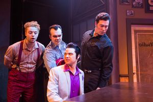 L to R – Brandyn Day, James Barry, Ari McKay Wilford, Scott Moreau – Photo By Kinectiv
@ BroadwayWorld L to R – Brandyn Day, James Barry, Ari McKay Wilford, Scott Moreau – Ph Photo