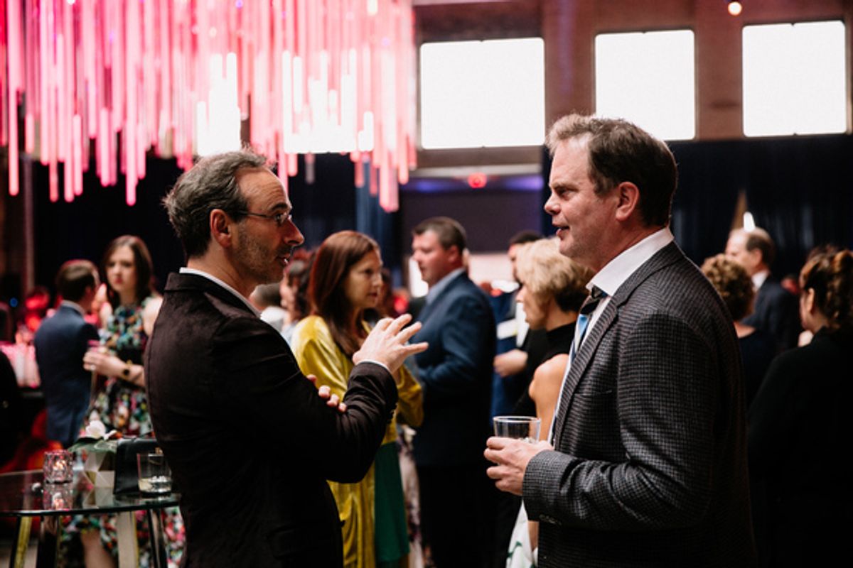  Eric  Lefkofsky and  Rainn  Wilson  at 