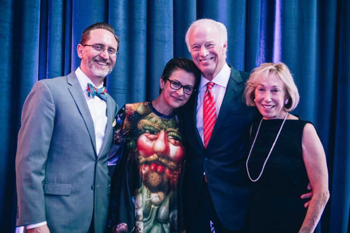  David  Schmitz,  Artistic  Director  Anna  D.  Shapiro,  John  R.  Walter  and  Carol  Walter  at 