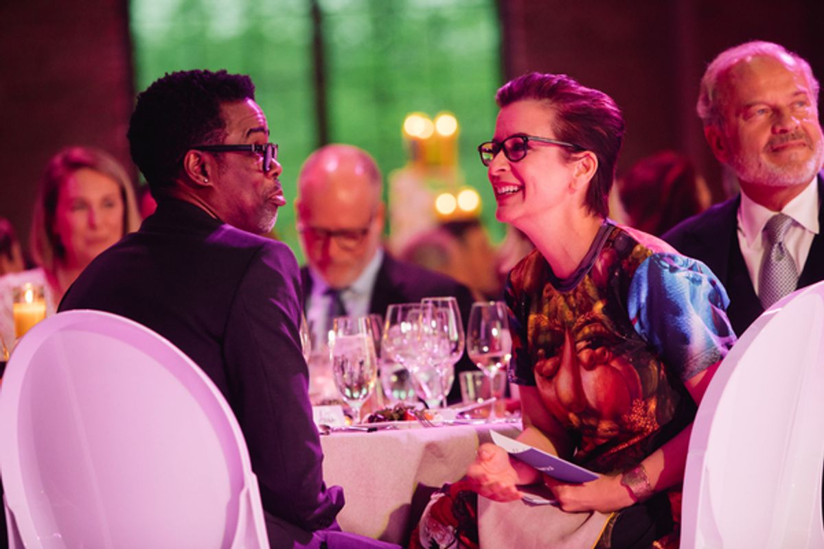  Chris  Rock  and  Artistic  Director  Anna  D.  Shapiro  at 