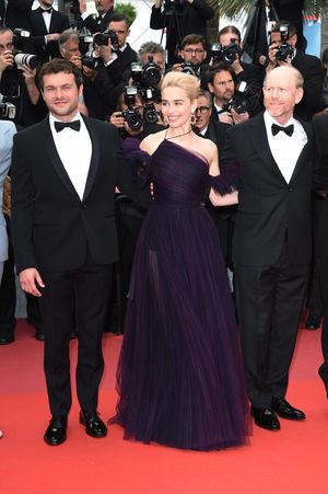 Alden Ehrenreich;Emilia Clarke;Ron Howard @ BroadwayWorld Alden Ehrenreich;Emilia Clarke;Ron Howard Photo