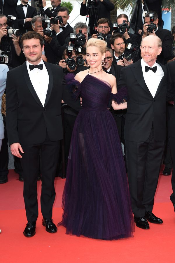 Alden Ehrenreich;Emilia Clarke;Ron Howard Photo