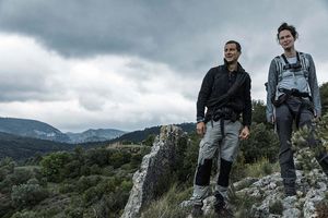Bear Grylls, Lena Headey Photo