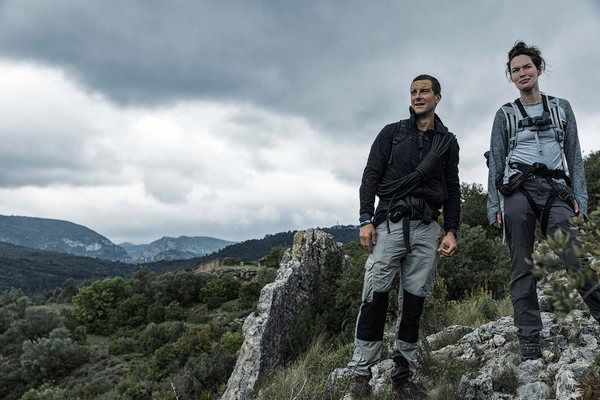 Bear Grylls, Lena Headey Photo