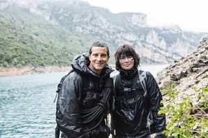 Bear Grylls, Lena Headey  Photo