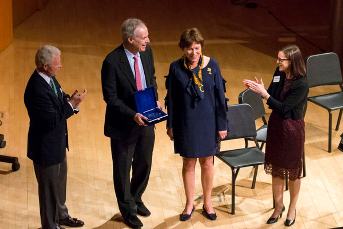 Stephen Reynolds, David Williams, Ellen Williams, Virginia Johnston at 