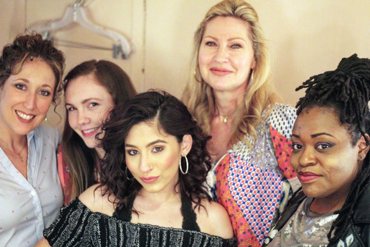 Photo Flash: Pop Singer/Songwriter Brielle Von Hugel Visits Cast of UNEXPECTED JOY  Image