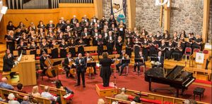MORRIS CHORAL SOCIETY, BARITONE SOLOIST JONATHAN SCOTT, ORGANIST MICHAEL SHANE WITTEN Photo