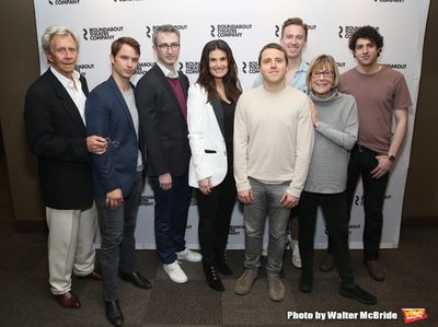 The Skintight team:  Jack Wetherall, Will Brittain, director Daniel Aukin, Idina Menz Photo