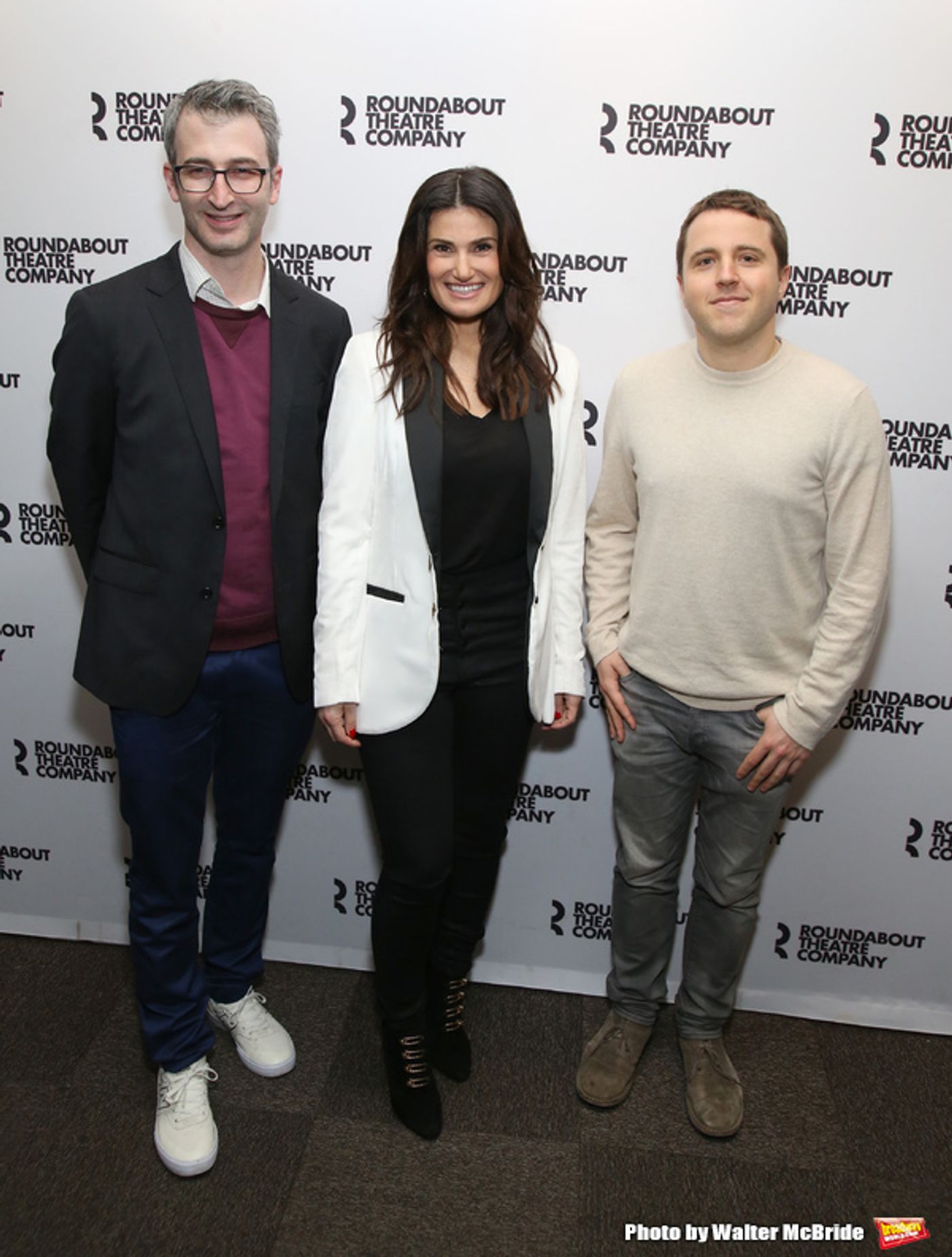 Photo Coverage: Idina Menzel and the Company SKINTIGHT Meet the Press!  Image