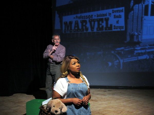 Taylor-Rey Rivera (Dorothy) and Daniel Fergus Tamulonis (Professor Marvel) Photo