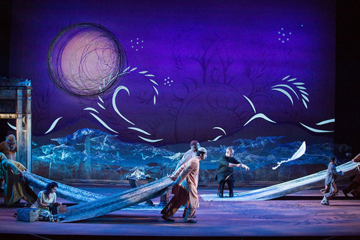 The cast and musician and composer David Coulter in A Thousand Splendid Suns,  at 