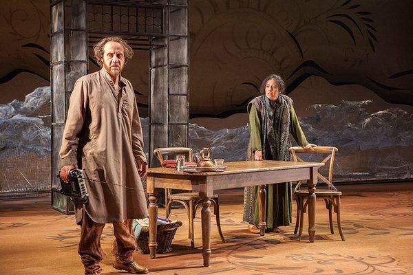 (from left) Haysam Kadri as Rasheed and Nadine Malouf as Laila Photo