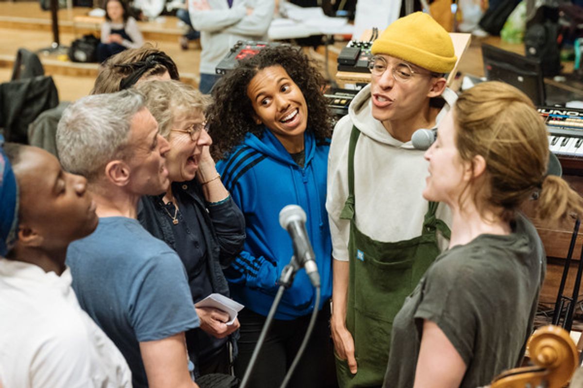 Matthew Tennyson (Conor) and cast at 