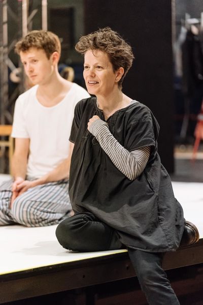 Matthew Tennyson (Conor) and Sally Cookson (director) Photo