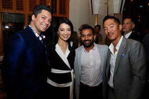Jon Hoche, Ming-Na Wen, Snehal Desai and Leonardo Nam @ BroadwayWorld Jon Hoche, Ming-Na Wen, Snehal Desai and Leonardo Nam Photo