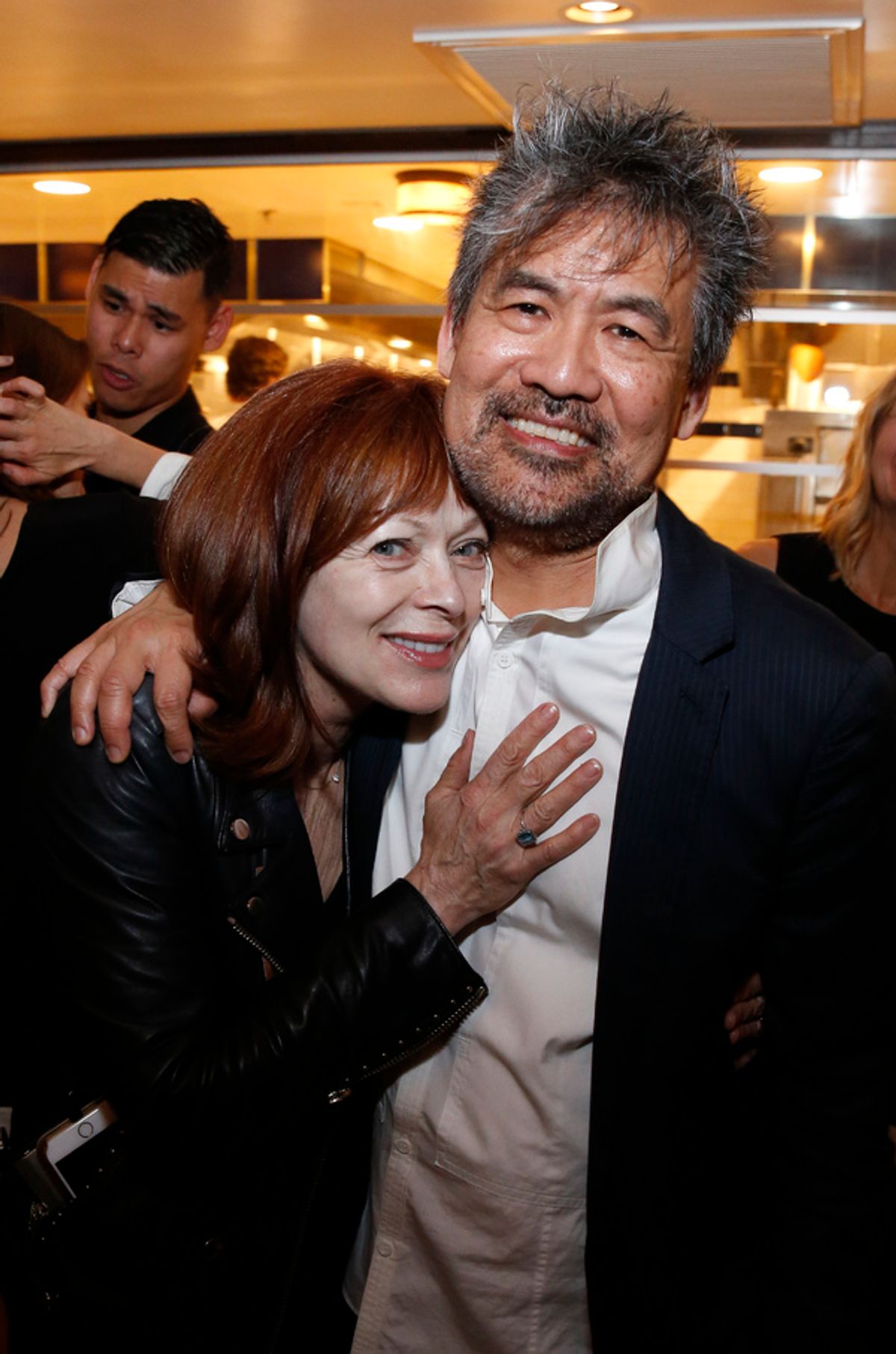Frances Fisher and David Henry Hwang at 