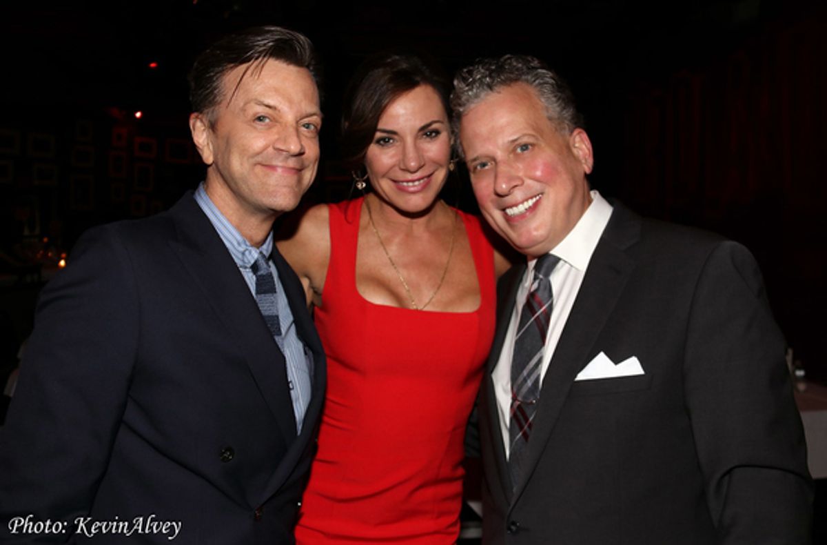 Jim Caruso, Luann DeLesseps, Billy Stritch at 