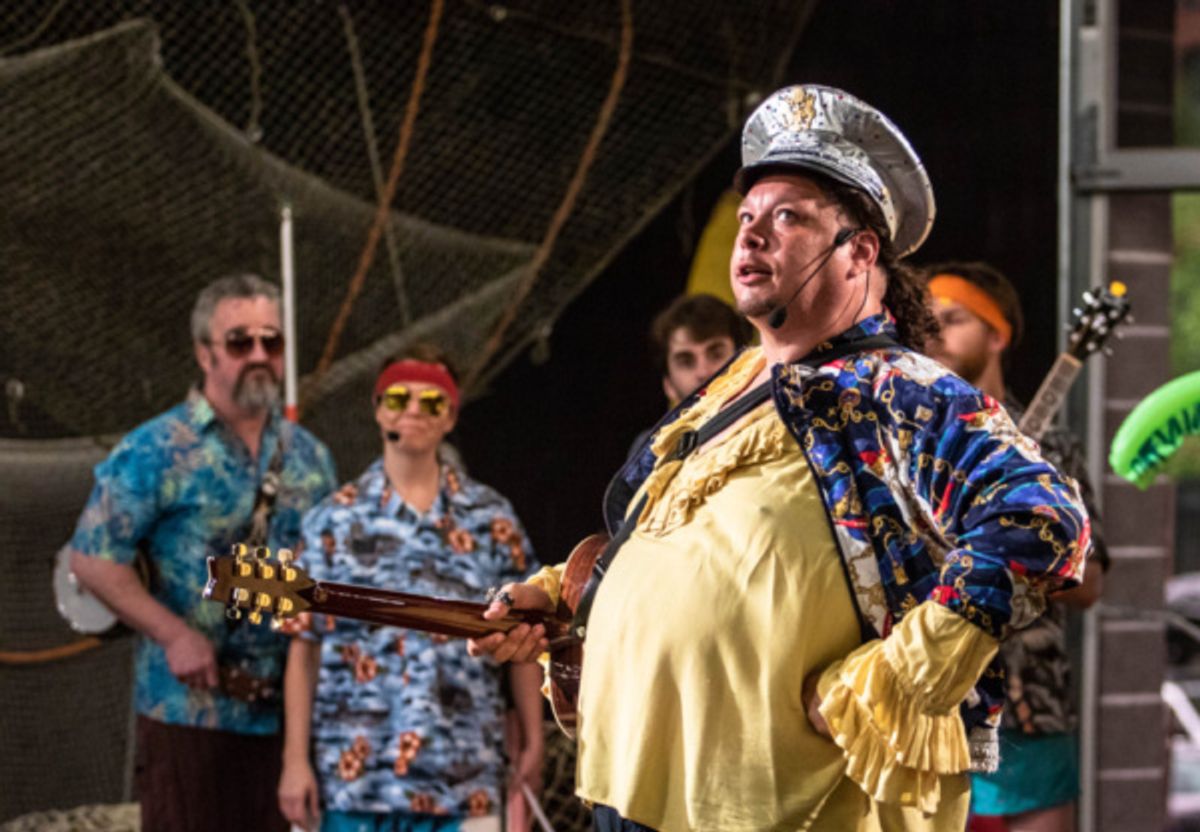 Brien Lang, Jennifer Mischley, and Jason Quinn in THE PIRATES OF PENZANCE OR, THE SLAVE OF DUTY at The Wilbury Theatre Group, directed by Josh Short with music direction by Matt Requintina and choreog at 