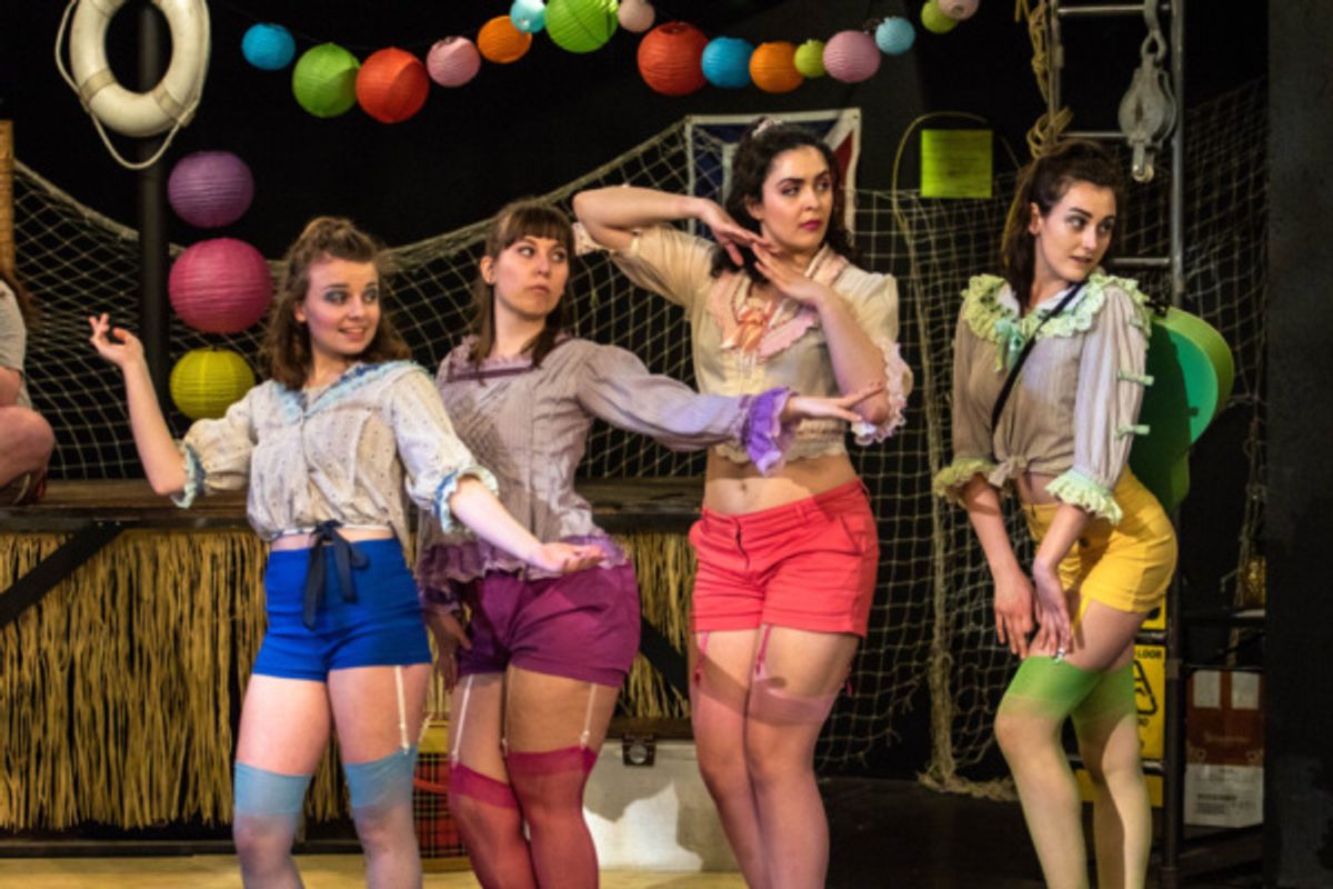 Maggie Papa, Emma Sacchetti, Sarah Leach, and Sherry Romanzi in THE PIRATES OF PENZANCE OR, THE SLAVE OF DUTY at The Wilbury Theatre Group, directed by Josh Short with music direction by Matt Requinti at 
