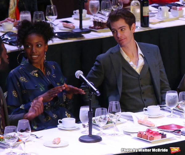 Condola Rashad and Andrew Garfield  Photo