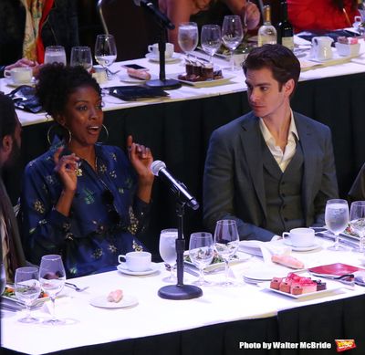 Condola Rashad and Andrew Garfield  Photo