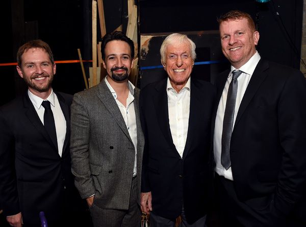 Matt Shakman, Lin-Manuel Miranda, Dick Van Dyke and Gil Cates Jr.  Photo