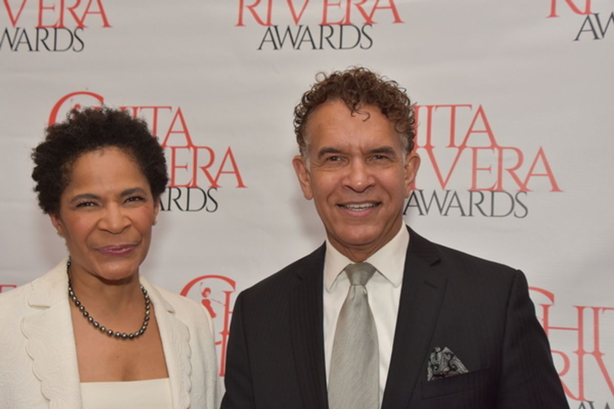 Allyson Tucker and Brian Stokes Mitchell at 
