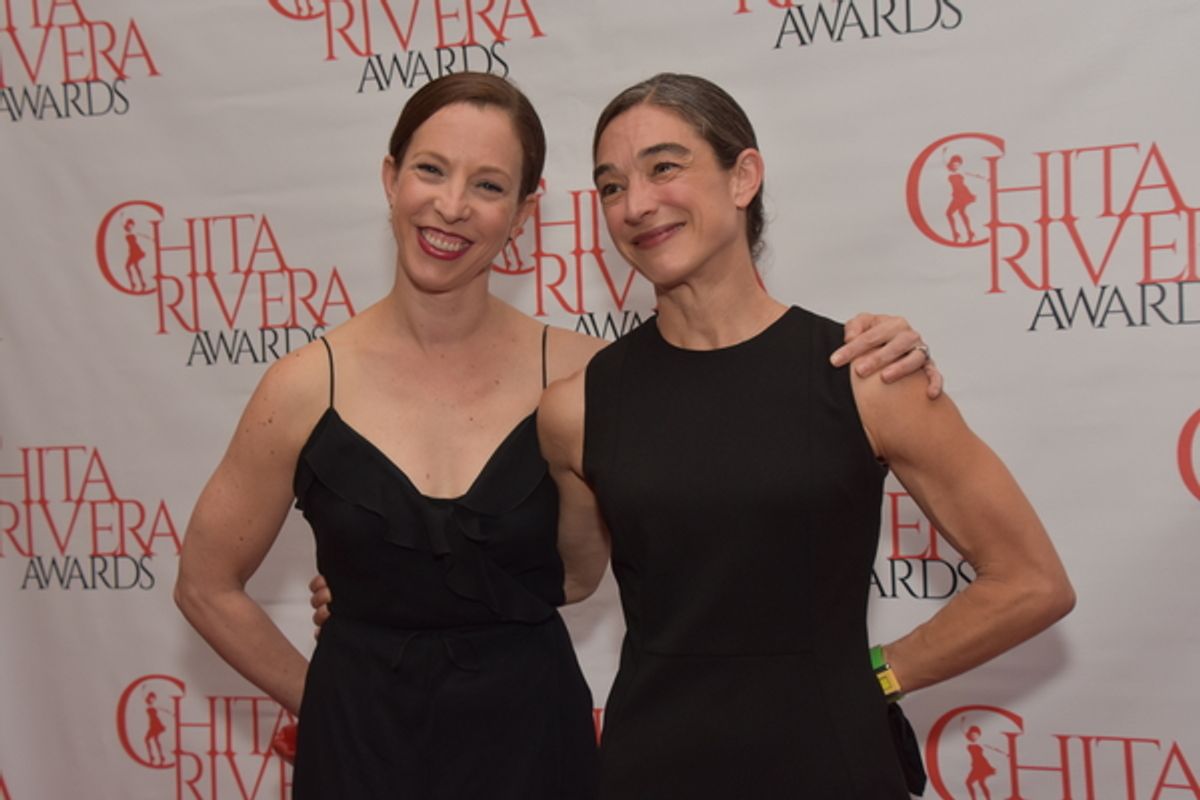 Anna Bass and Monica Bill Barnes at 