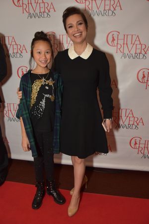 Lea Solanga and daughter @ BroadwayWorld Lea Solanga and daughter Photo