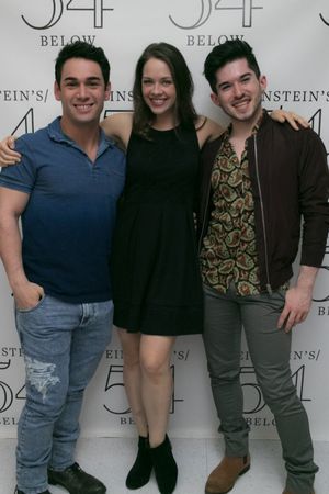 Tommy Bracco, Laurie Veldheer and Andy Richardson Photo