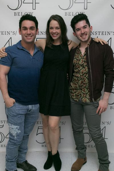 Tommy Bracco, Laurie Veldheer and Andy Richardson Photo