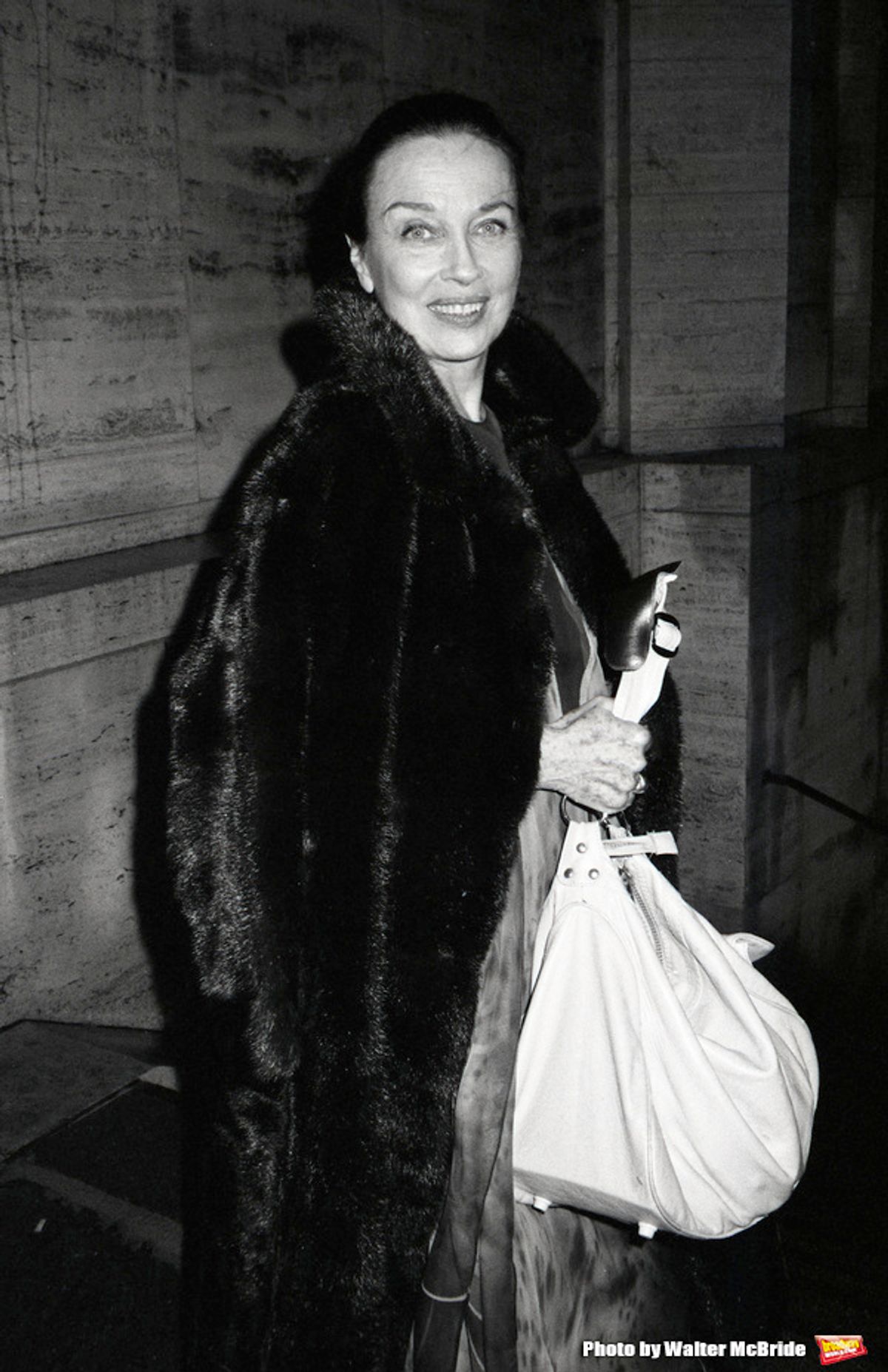 Patricia Morrison leaving Lincoln Center on March 1,1982 in New York City. at 