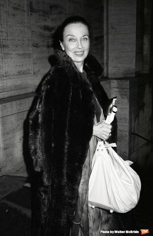 Patricia Morrison leaving Lincoln Center on March 1,1982 in New York City. Photo