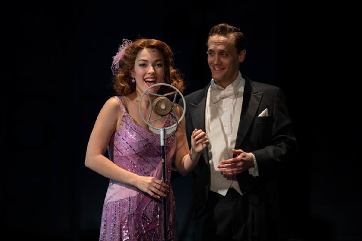 Tessa Grady (Kathy Selden) and Danny Gardner (Don Lockwood)	 at 